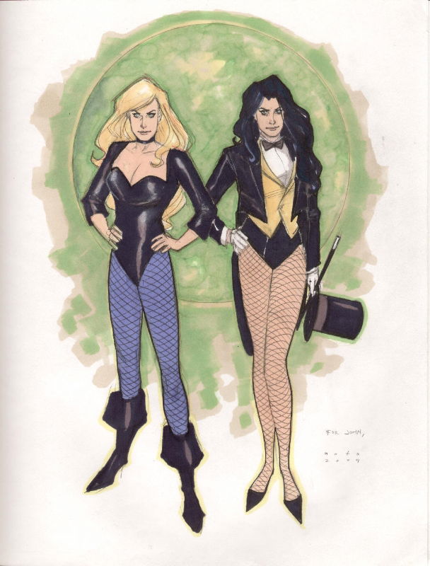 Phil Noto Black Canary & Zatanna, in John Cogan's 03